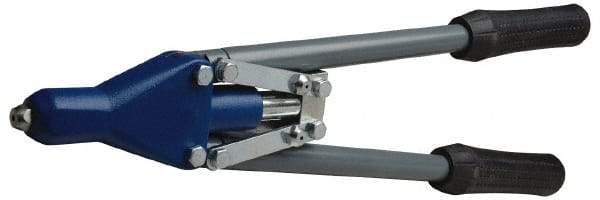 RivetKing - Straight Head Hand Riveter - 1/8 to 3/16" Rivet Capacity, 17-1/2" OAL - Best Tool & Supply