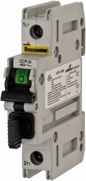 Cooper Bussmann - 1 Phase, 240VAC, 1 Pole, Open Fused Cam & Disconnect Switch - 1 Wire - Best Tool & Supply