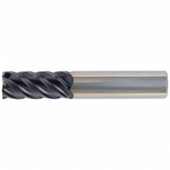 Kennametal - 1/2" Diam, 2" Length of Cut, 1/2" Shank Diam, 4" OAL, 4 Flute Solid Carbide Square End Mill - Best Tool & Supply