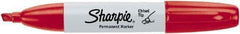 Sharpie - Red Permanent Marker - Chisel Medium Tip, AP Nontoxic Ink - Best Tool & Supply