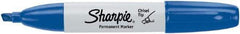 Sharpie - Blue Permanent Marker - Chisel Medium Tip, AP Nontoxic Ink - Best Tool & Supply