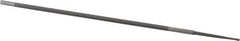 PFERD - 8" Long, Round American-Pattern File - Tang - Best Tool & Supply