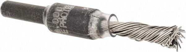 PFERD - 1/4" Brush Diam, Knotted, End Brush - 1/4" Diam Shank, 20,000 Max RPM - Best Tool & Supply