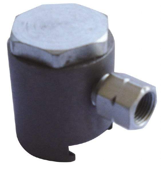 PRO-LUBE - 7,500 Operating psi, 7/8" Long, 1/8 Thread, Grease Gun Button-Head Coupler - NPT Thread - Best Tool & Supply