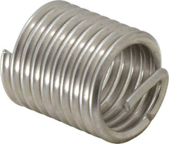 Recoil - 3/4-10 UNC, 1-1/8" OAL, Free Running Helical Insert - 9-3/8 Free Coils, Tanged, Stainless Steel, 1-1/2D Insert Length - Best Tool & Supply