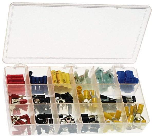 Precision Brand - 175 Piece, Electrical Terminal Fastener Kit - Best Tool & Supply