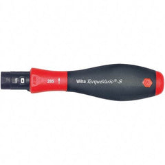 Wiha - 1 Piece, 0.4 to 1 N/m, Adjustable Torque Limiting Screwdriver - 1/4" Drive - Best Tool & Supply