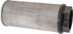 Flow Ezy Filters - 100 Mesh, 378 LPM, 100 GPM, 5.2" Diam, Female Suction Strainer without Bypass - 3 Port NPT, 12-1/2" Long - Best Tool & Supply