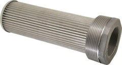 Flow Ezy Filters - 100 Mesh, 189 LPM, 50 GPM, 3" Diam, Male/Female Tank Mounted Strainer - 3 x 2 Port NPT, 9.8" Long - Best Tool & Supply