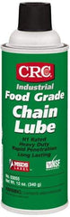 CRC - 16 oz Aerosol High Temperature Chain & Cable Lubricant - White, 8 to 325°F, Food Grade - Best Tool & Supply