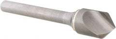 SGS - 1/2" Head Diam, 1/4" Shank Diam, 1 Flute 90° Solid Carbide Countersink - Best Tool & Supply