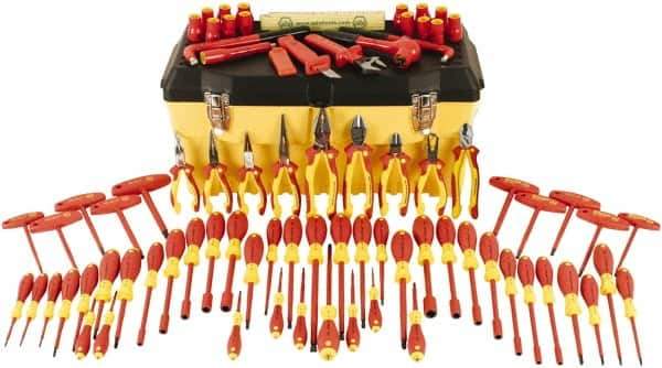 Wiha - 80 Piece Insulated Hand Tool Set - Comes in Molded Case - Best Tool & Supply