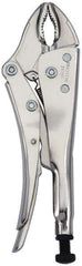 Proto - 10" OAL Curved Jaw Locking Pliers - 25/64" Jaw Width, 1-1/2" Jaw Depth, Steel Handle - Best Tool & Supply