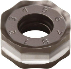 Seco - ONMU050410 M11 Grade T350M Carbide Milling Insert - TiCN/Al2O3 Finish, 0.157" Thick, 0.472" Inscribed Circle - Best Tool & Supply