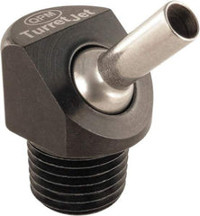 QPM Products - 5/16" Hose Inside Diam, Coolant Hose Nozzle - NPT, for Use with CNC Lathes - Best Tool & Supply