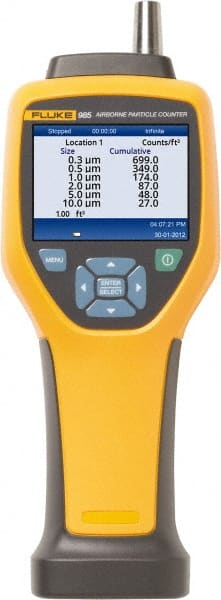 Fluke - Thermometer/Hygrometers & Barometers Type: Particle Counter Maximum Relative Humidity (%): 95.00 - Best Tool & Supply