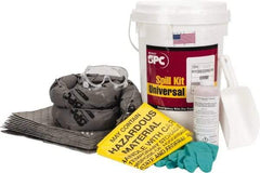 Brady SPC Sorbents - 4.5 Gal Capacity Universal Spill Kit - 6.5 Gal Bucket - Best Tool & Supply