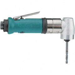 Dynabrade - 1/4" Keyed Chuck - Right Angle Handle, 950 RPM, 0.4 hp, 90 psi - Best Tool & Supply