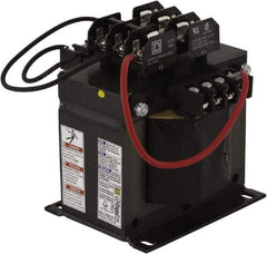 Square D - 750 VA, Top Mount Fuse Block Control Transformer - 50/60 Hz, 5.61 Inch Deep x 5.8 Inch High - Best Tool & Supply