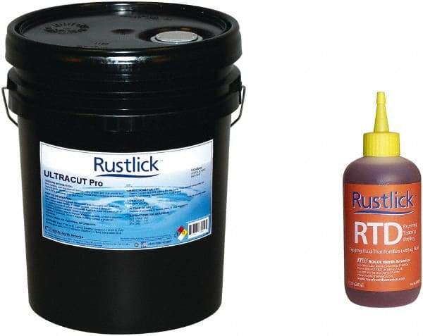 Rustlick - Rustlick Ultracut Pro/PowerCool Pro, 5 Gal Pail Cutting & Grinding Fluid - Water Soluble - Best Tool & Supply