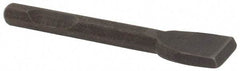 PRO-SOURCE - 1-1/2" OAL, 1/8" Shank Diam, Flat Chisel - Hex Drive, Hex Shank, Alloy Steel - Best Tool & Supply