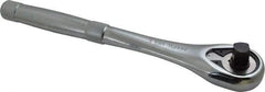 Proto - 1/2" Drive Pear Head Ratchet - Chrome Finish, 10-1/2" OAL, 45 Gear Teeth, Standard Full Polish Handle, Standard Head - Best Tool & Supply