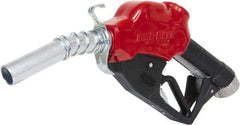 Tuthill - 30 GPM, Gasoline, Kerosene & Diesel Fuel 1" Auto Nozzle with Hook - 1" Inlet, 1" Outlet - Best Tool & Supply