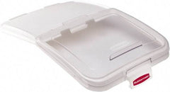 Rubbermaid - 29" Long x 17.2" Wide, Rectangular Polypropylene Lid - Use with FG360388 - Best Tool & Supply