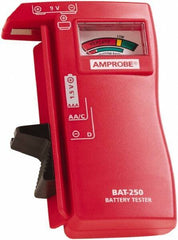 Amprobe - 0.9 VAC to 9 VAC, Battery Tester - Analog Display - Best Tool & Supply