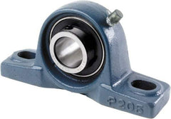 Tritan - 60mm ID, 241mm OAL x 138mm OAH Pillow Block - 7,396 Lb Static Cap, 10,723 Lb Dyn Cap, 7.24" Btw Mnt Hole Ctrs, 69.85mm Base-to-Ctr Ht, Cast Iron/Steel - Best Tool & Supply