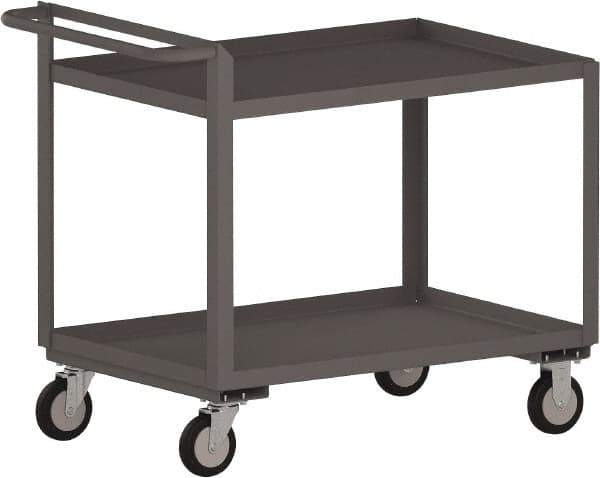 Jamco - 1,200 Lb Capacity, 18" Wide x 36" Long x 30" High Standard Utility Cart - 2 Shelf, Steel - Best Tool & Supply