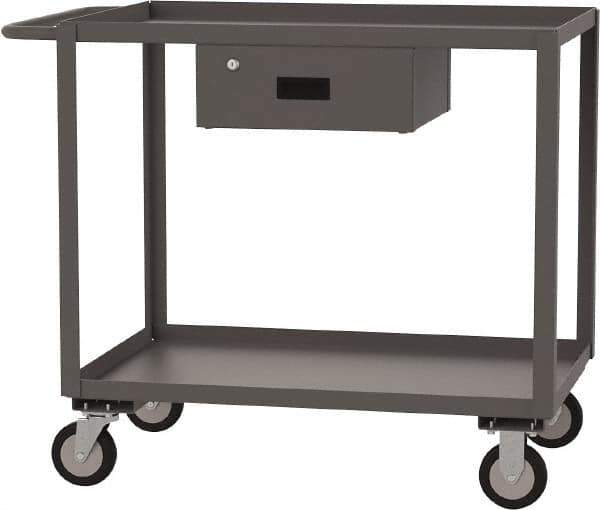 Jamco - 1,200 Lb Capacity, 36" Wide x 30" Long x 39" High Service Cart - 2 Shelf, Steel - Best Tool & Supply