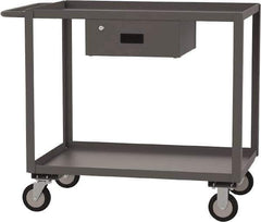 Jamco - 1,200 Lb Capacity, 36" Wide x 30" Long x 39" High Service Cart - 2 Shelf, Steel - Best Tool & Supply