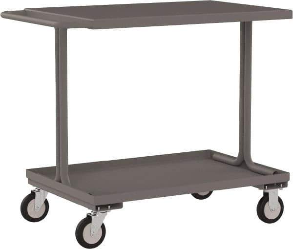 Jamco - 1,200 Lb Capacity, 36" Wide x 18" Long x 39" High Service Cart - 2 Shelf, Steel - Best Tool & Supply