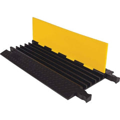 Checkers - On Floor Cable Covers Cover Material: Polyurethane Number of Channels: 5 - Best Tool & Supply