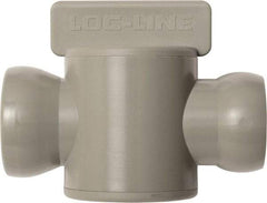 Loc-Line - 10 Piece, 3/4" ID Coolant Hose In-Line Check Valve - Female to Ball Connection, Acetal Copolymer Body, Unthreaded, Use with Loc-Line Modular Hose Systems - Best Tool & Supply