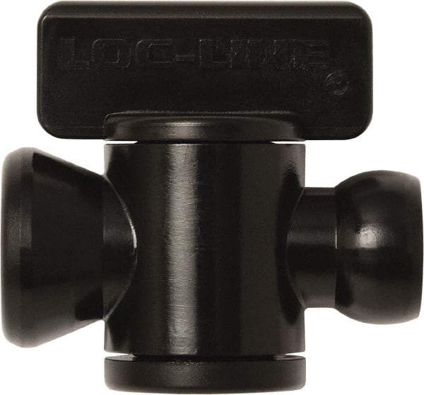 Loc-Line - 10 Piece, 1/4" ID Coolant Hose In-Line Check Valve - Female to Ball Connection, Acetal Copolymer Body, Unthreaded, Use with Loc-Line Modular Hose Systems - Best Tool & Supply