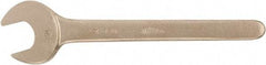 Ampco - 2-1/8" Nonsparking Standard Open End Wrench - Single End, Plain Finish - Best Tool & Supply