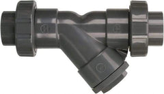 Hayward - 2" Pipe, True Union Threaded Ends, PVC Y-Strainer - 150 psi Pressure Rating - Best Tool & Supply