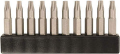 Wiha - 1/4" Drive T1 Torx Screwdriver Bit - 28mm OAL - Best Tool & Supply