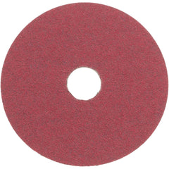 Norton - 4-1/2" Diam, 7/8" Hole, 60 Grit Ceramic Alumina Fiber Disc - Exact Industrial Supply