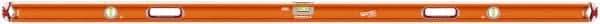 SAVAGE by SWANSON - Magnetic 78" Long 3 Vial Box Beam Level - Aluminum, Orange - Best Tool & Supply