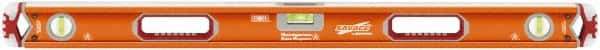 SAVAGE by SWANSON - Magnetic 36" Long 3 Vial Box Beam Level - Aluminum, Orange - Best Tool & Supply