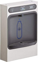 Halsey Taylor - 8 GPH Cooling Capacity Surface Mount Water Cooler & Fountain - Bottle Filling, 20 to 105 psi, 0.20 hp, Stainless Steel - Best Tool & Supply