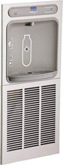 ELKAY - 8 GPH Cooling Capacity Barrier Free Wall Mounted Water Cooler & Fountain - In-Wall, 20 to 105 psi, 0.20 hp, Stainless Steel - Best Tool & Supply