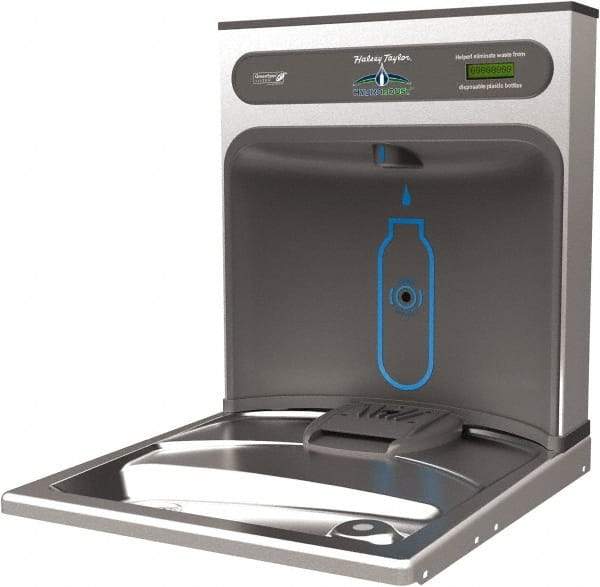 Halsey Taylor - 8 GPH Cooling Capacity Retro Fit Water Cooler & Fountain - Retro-Fit Bottle Filling Station, 20 to 105 psi, 0.20 hp, Stainless Steel - Best Tool & Supply