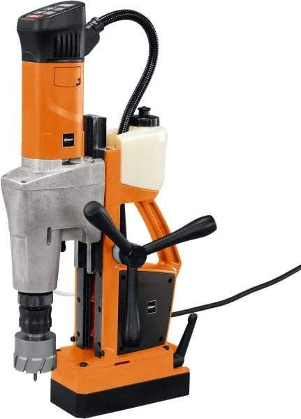 Fein - 3/4" Chuck, 2" Travel, Portable Magnetic Drill Press - 120-240 & 260-520 RPM, 1300 Watts - Best Tool & Supply