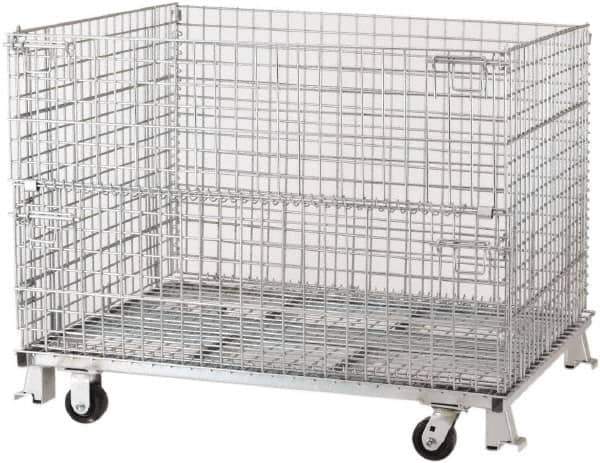 Nashville Wire - 40" Deep, Rectangular Steel Wire Basket - 36" High - Best Tool & Supply