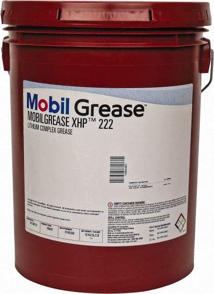 Mobil - 35.2 Lb Pail Lithium High Temperature Grease - Dark Blue, High Temperature, NLGIG 2, - Best Tool & Supply