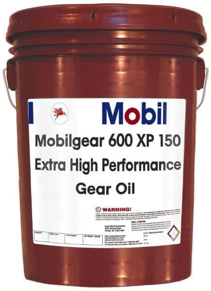 Mobil - 5 Gal Pail, Mineral Gear Oil - ISO 150 - Best Tool & Supply